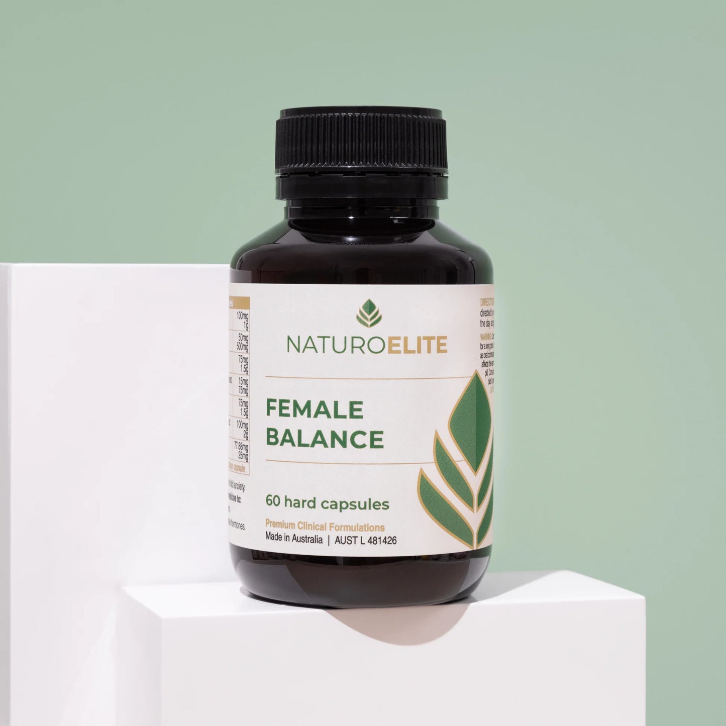 NaturoElite Female Balance | Balance Hormones & Mood | 60 Capsules