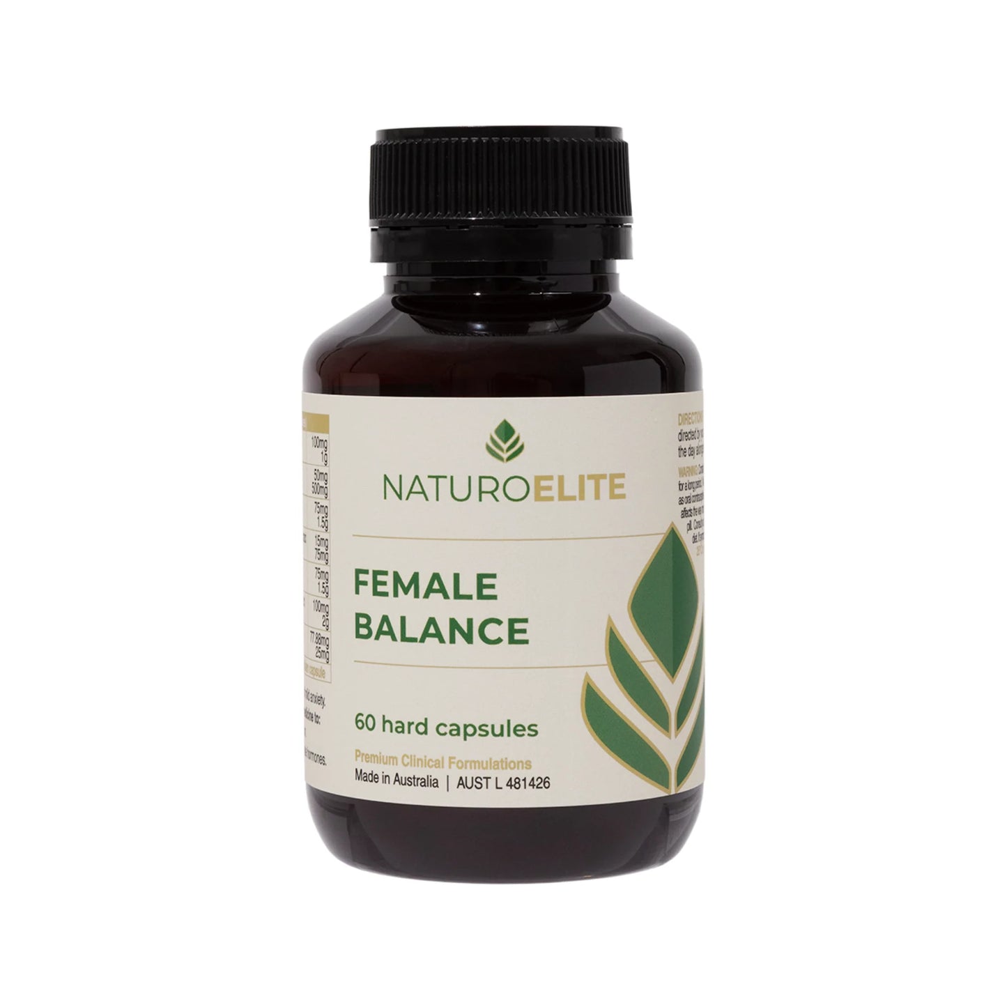 NaturoElite Female Balance | Balance Hormones & Mood | 60 Capsules