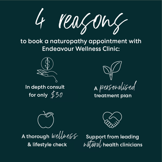 Affordable Naturopath Consultations (In-person or Telehealth)
