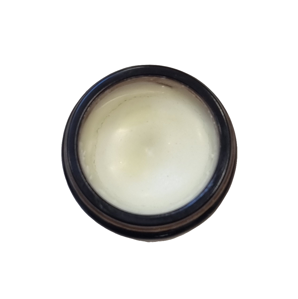 Nappy balm lid off zinc coconut oil tallow