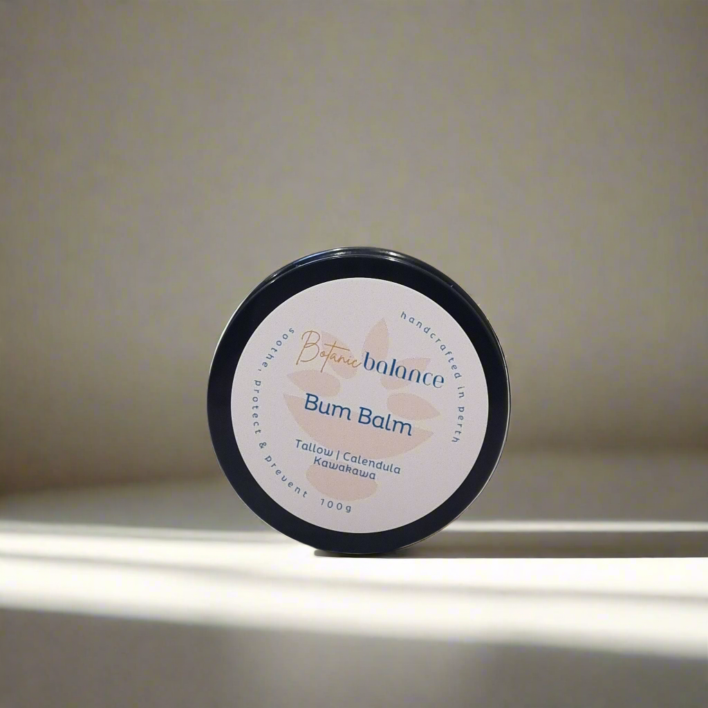 Bum Balm | 100% Grass-Fed and Finished Tallow | Kawakawa