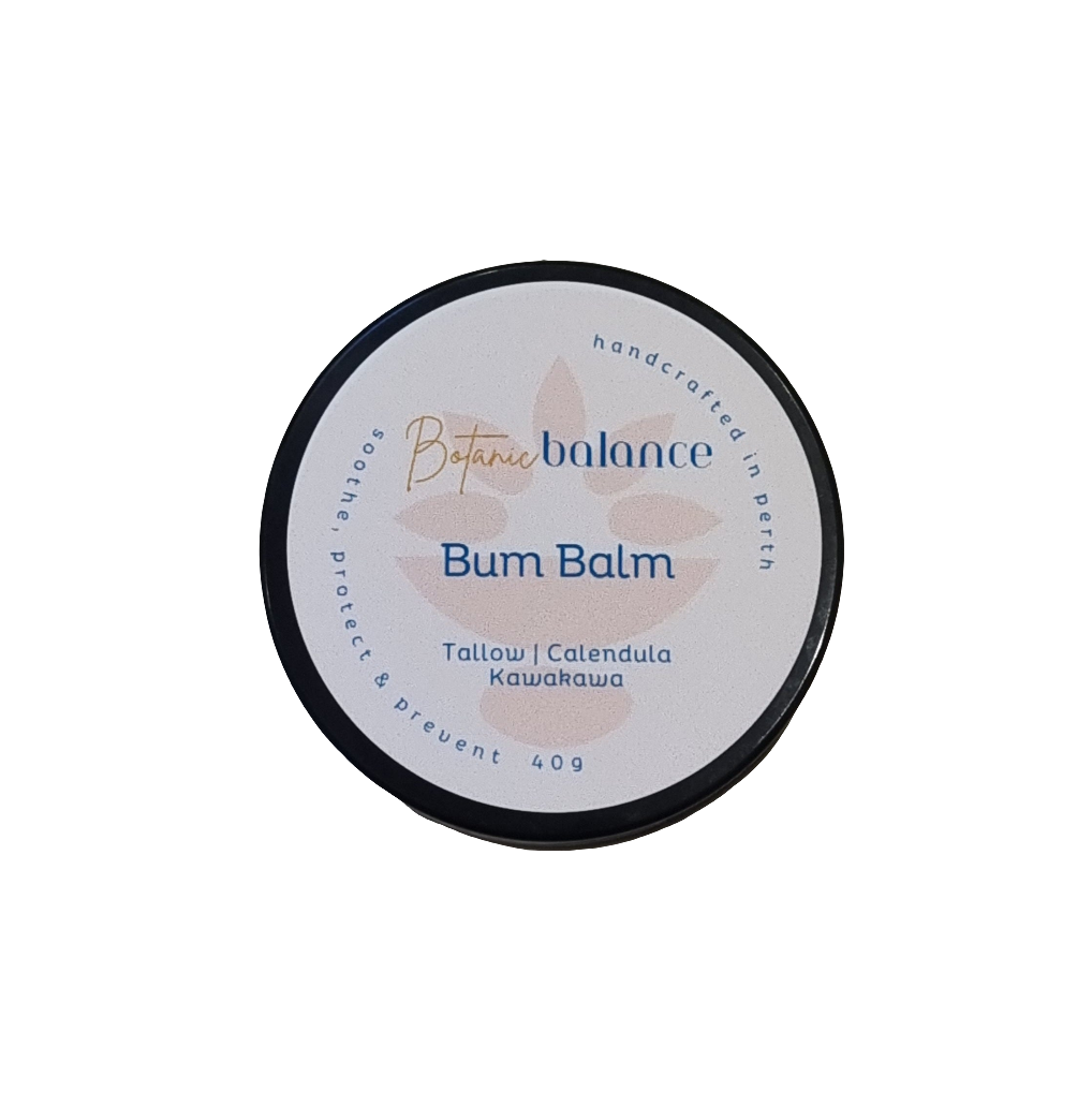 Bum Balm | 100% Grass-Fed and Finished Tallow | Kawakawa