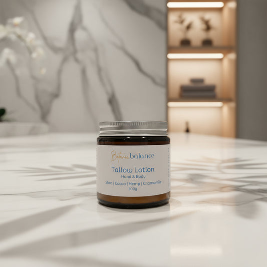 Tallow Lotion | Light Tallow Moisturiser | Everyday Skin Hydration | Chamomile, Hemp, Shea & Kawakawa