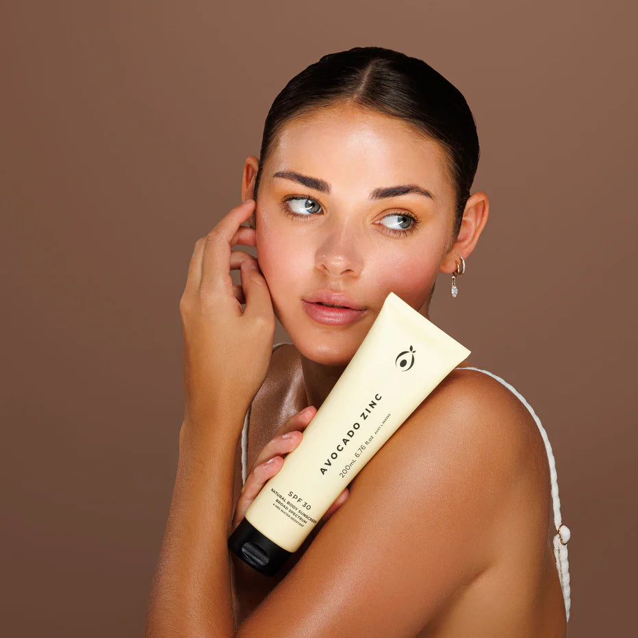 Avocado Zinc SPF 30 Natural Body Sunscreen | 200ml