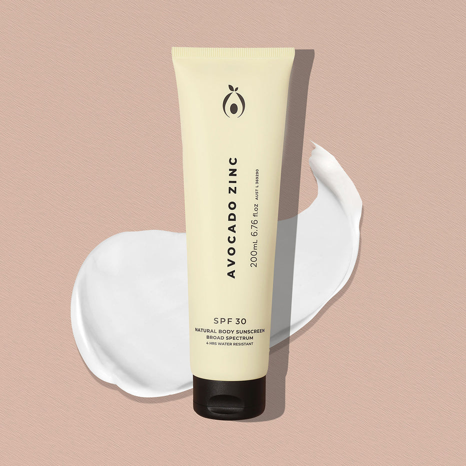 Avocado Zinc SPF 30 Natural Body Sunscreen | 200ml