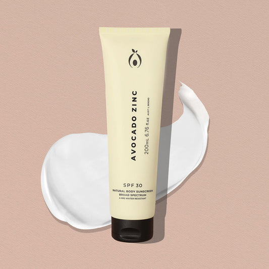 Avocado Zinc SPF 30 Natural Body Sunscreen | 200ml