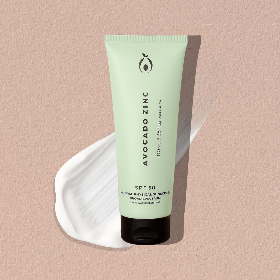 Avocado Zinc SPF 50 Natural Physical Sunscreen | 100ml