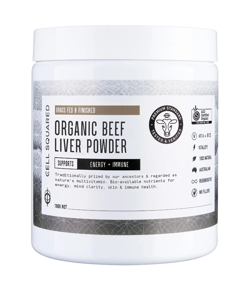 ACO Certified Organic Grass-Fed Beef Liver Powder 180g