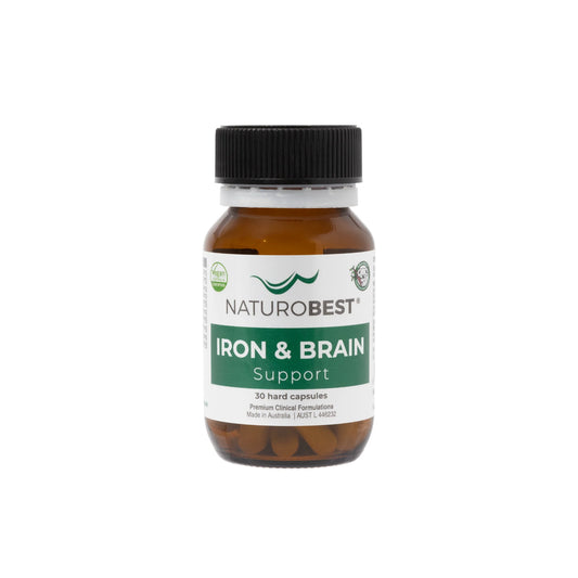 Iron & Brain Support Capsules iron deficiency