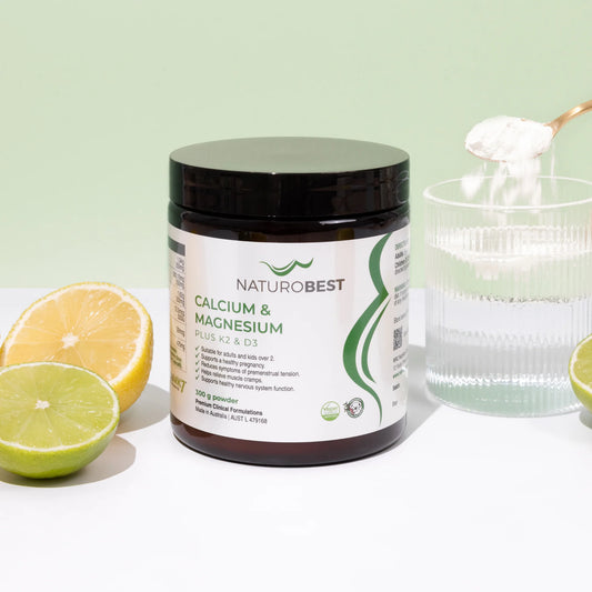 NaturoBest Calcium & Magnesium Plus K2 & D3 | Bone & Muscle Support