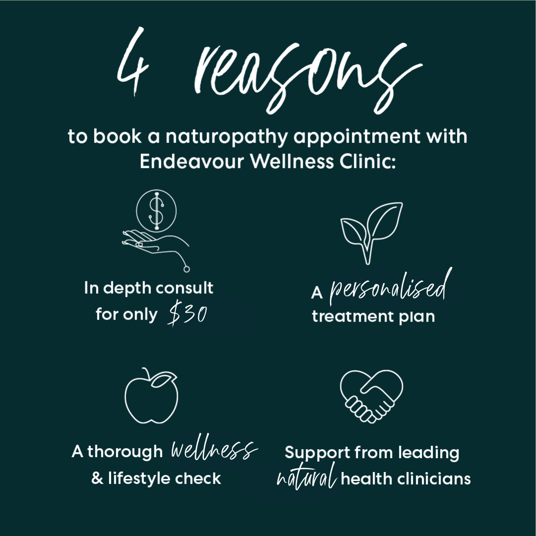 Affordable Naturopath Consultations (In-person or Telehealth)