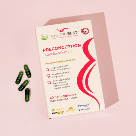 NaturoBest Preconception Multi for Women | Best Pre-Pregnancy Vitamins