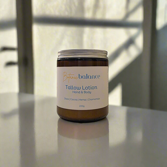 Tallow Lotion | Light Tallow Moisturiser | Everyday Skin Hydration | Chamomile, Hemp, Shea & Kawakawa